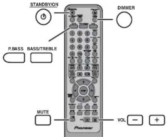 PIONEER XHM30V - General control - 2