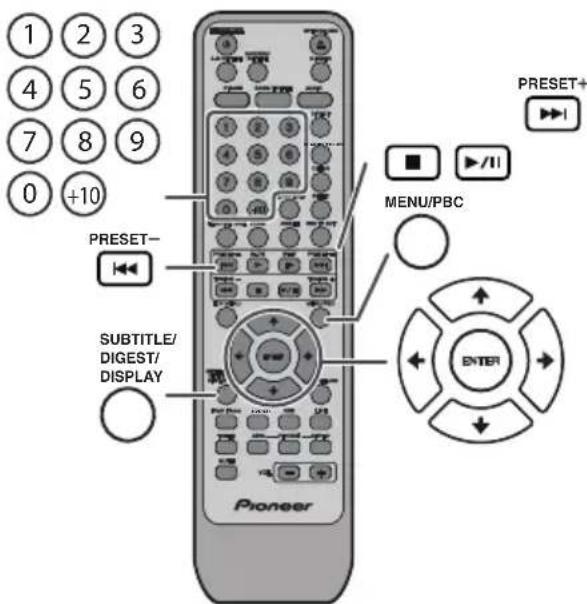 PIONEER XHM30V - Wahlen aus einer Disc-Ausb Wahl - 2