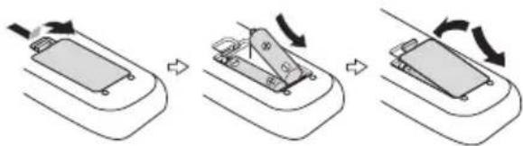 PIONEER XHM30V - ■Battery installation - 1