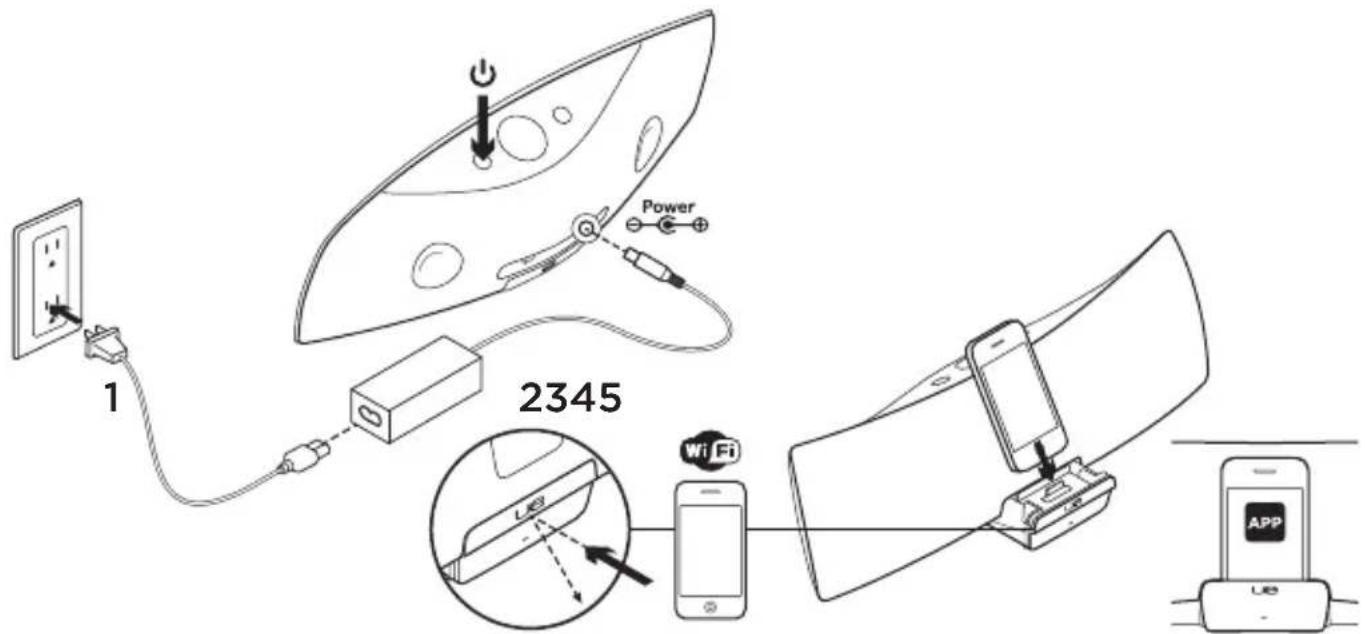 LOGITECH UE Air Speaker - Configuración de AirPlay mediante dispositivo iOS (opción preferida) - 1