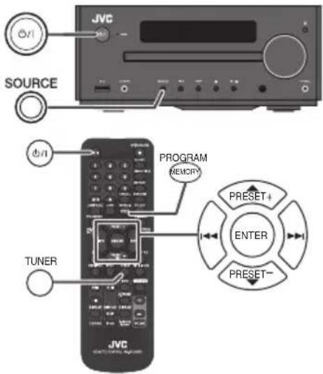 JVC UXN5 - Luisteren naar de radio - 1
