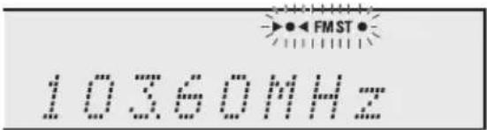 JVC UXN5 - Pressez plusieurs fois la touche [TUNER] jusqu'à ce qu'apparaisse "FMST". - 1