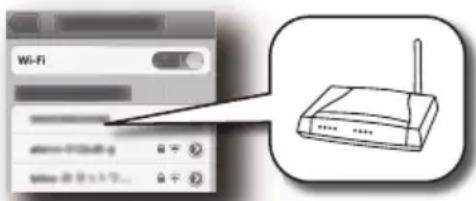 JVC UXN5 - Selecteer uw router van de lijst van beschikbare netwerken. - 1