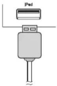 JVC UXN5 - Inserire un connettore al terminale USB/iPad della presente unità. - 1