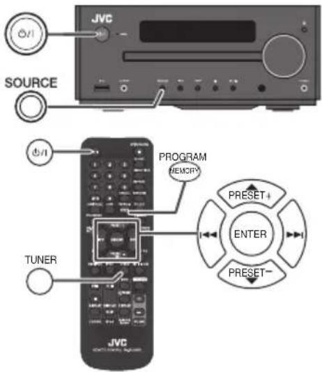 JVC UXN5 - Ascolto della radio - 1