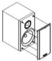 JVC UXN5 - Luidsprekergazen verwijderen - 1