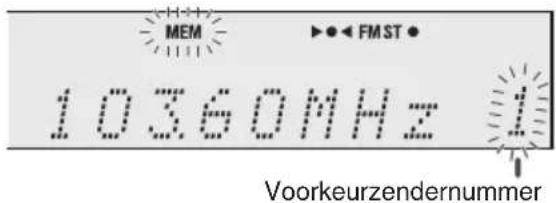 JVC UXN5 - De zenders opslaan in het geheugen - 1