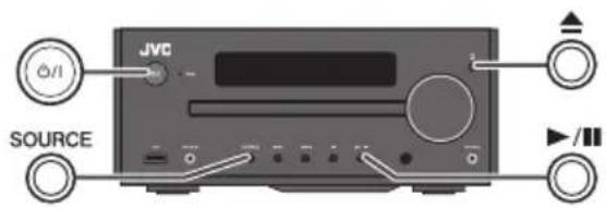 JVC UXN5 - Luisteren naar CD's, MP3-/WMA-discs - 1