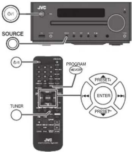 JVC UXN5 - Écoute de la radio - 1
