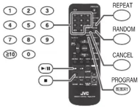 JVC UXN5 - Nützliche Funktionen für die CD-Wiedergabe - 1