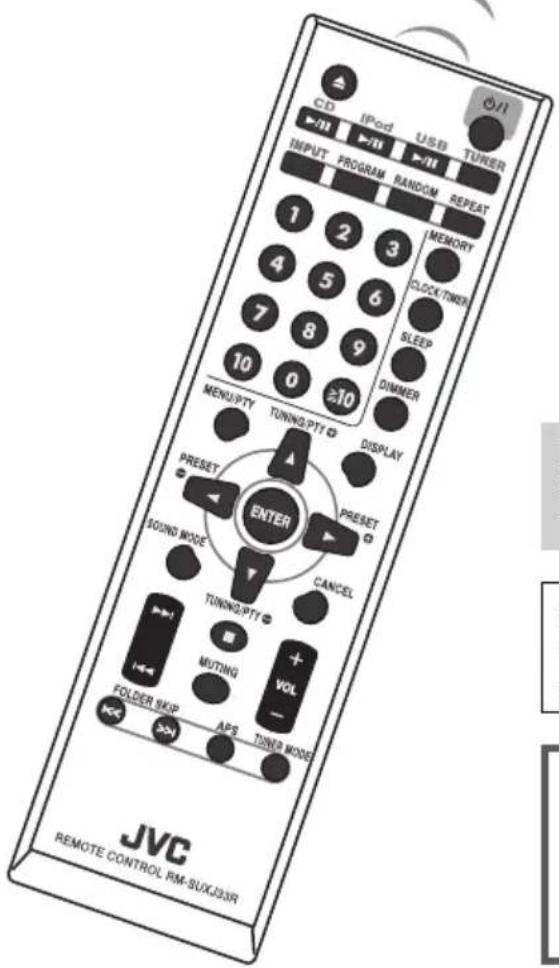 JVC UXJ33 - Basisbediening voor weergave - 3