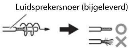 JVC UXJ33 - ② Verbinden van de luidsprekers - 1