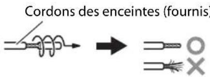 JVC UXJ33 - ② Pour connecter les enceintes - 1