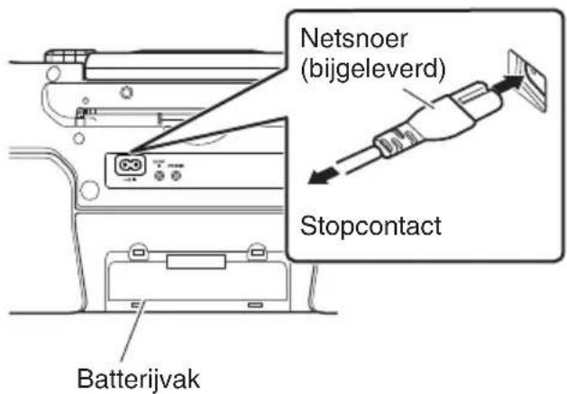 JVC RVNB75 - Netsnoer aansluiten - 1