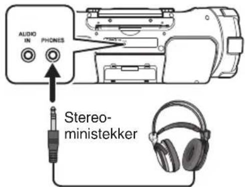 JVC RVNB75 - Aansluiten van een hoofdtelefoon - 1