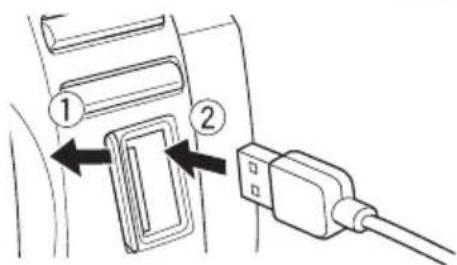 JVC RVNB75 - Pour connecter l'iPod au connecteur USB - 1