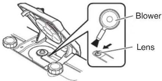 JVC RVNB75 - Cleaning the CD pickup lens - 1