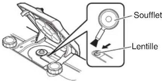 JVC RVNB75 - Nettoyage de la lentille du capteur de CD - 1