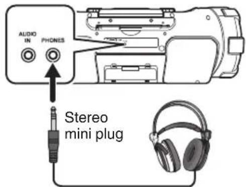 JVC RVNB75 - Connecting headphones - 1