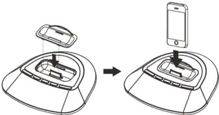 AKAI ADI19K - Colocación de un adaptador de carga: - 1