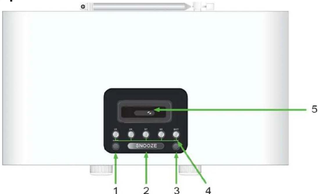 TANGENT ALIO Stereo DAB+CD - Top panel - 1