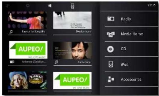 LOEWE SoundVision ID - Menu principal - 1
