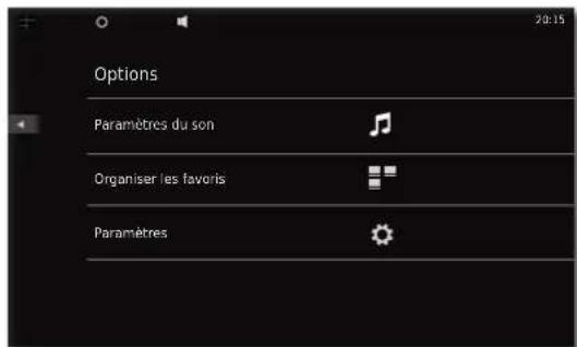 LOEWE SoundVision ID - Menu options - 2