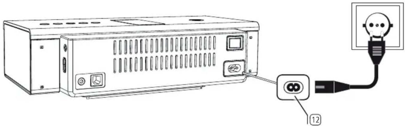 LOEWE SoundPort Compact - Aansluten op de stroomvoorziening - 2