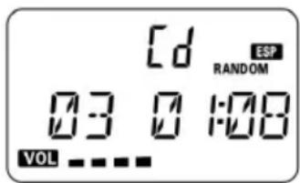 Cd ESP RANDOM 03 0 1:08 VOL - - - -