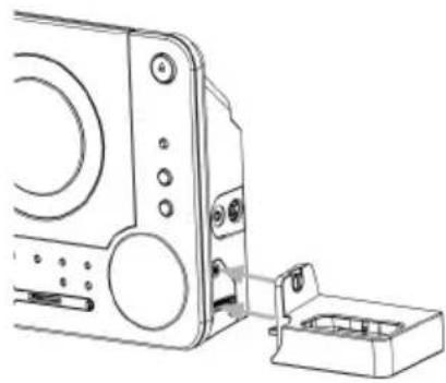 MEDION MD 81834 - Raccordement du caisson de basses - 2
