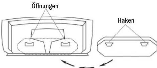 KLIPSCH Roomgroove 5V - Kabelführungssystem und Anbringung des Netzteils - 2