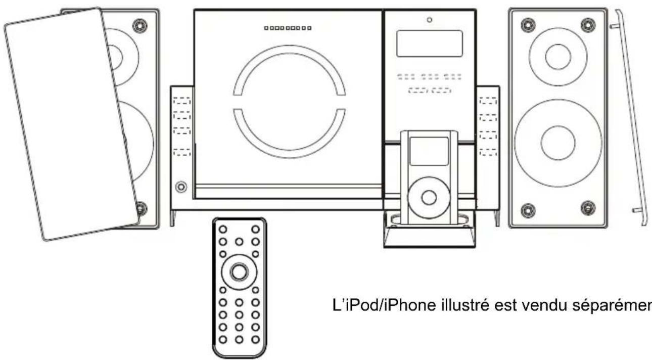 LENCO MCI210 - RADIO PLL FM ET PORT USB/CARTE - 1