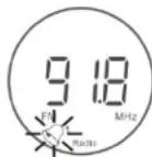 ILUV i166D - Réglage du réveil - 3