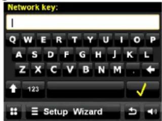 DUAL iR 20 - Geschützte Netzwerke: Eingabe Password - 1