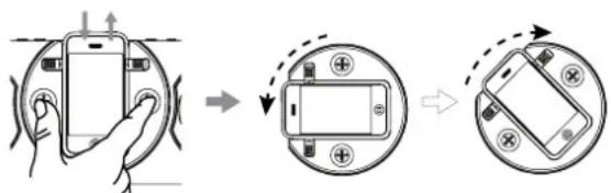 DUAL P 1000 - Wie Sie iPhone® / iTouch® drehen - 1