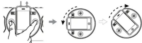 DUAL P 1000 - Rotation de l'iPhone® / iTouch® - 1