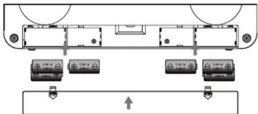 DUAL P 1000 - Wie Sie die Batterien einlagen - 1