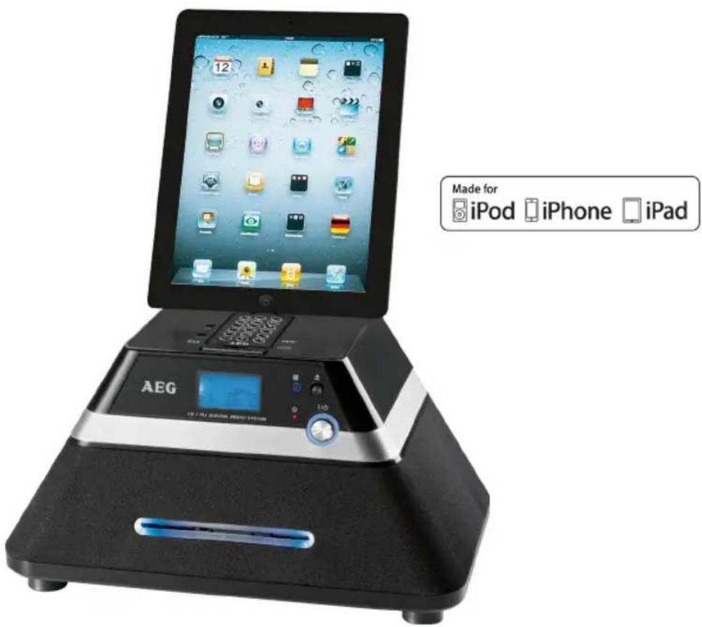 AEG IMS 4441 iP - MUSIC-STATION FÜR IPAD/IPHONE/IPOD - 1