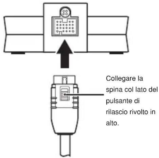 YAMAHA YDS11 - ■ Collegamento del cavo del dock - 1