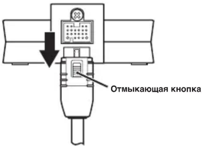 YAMAHA YDS11 - ■ Отсоединение докового кабеля. - 1