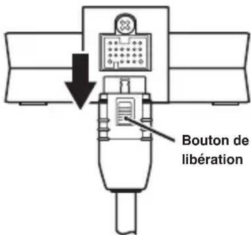 YAMAHA YDS11 - ■ Débranchement du câble de dock - 1