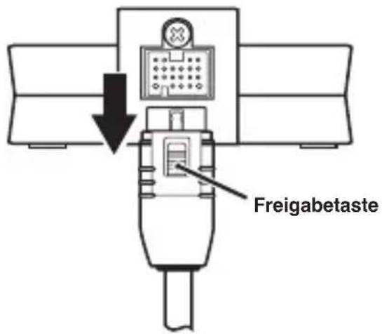 YAMAHA YDS11 - ■ Abtrennen des Dock-Kabels - 1