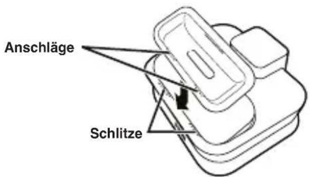 YAMAHA YDS11 - ■ Einsetzen eines iPod Dock-Adapters - 1