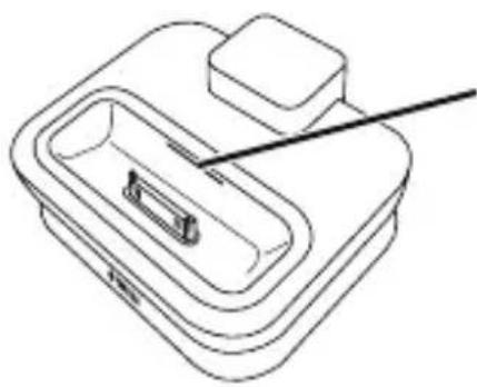 YAMAHA YDS11 - ■ Insertion d'un adaptateur de dock pour l'iPod - 2