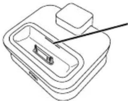 YAMAHA YDS11 - Isättning av en iPod-dockningsadapter - 2