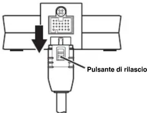 YAMAHA YDS10 - Scollegamento del cavo del dock - 1