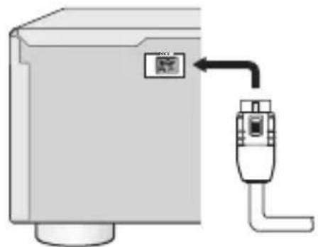 YAMAHA YDS10 - ■Collegamento del cavo del dock - 2