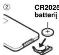 YAMAHA TSXW80 - ■ De batterij van de afstandsbediening vervangen. - 2