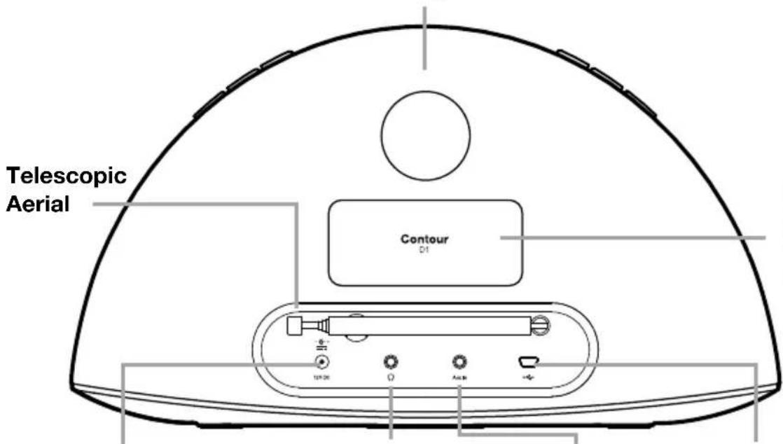 PURE Contour D1 - iPod/iPhone/ iPad dock - 1
