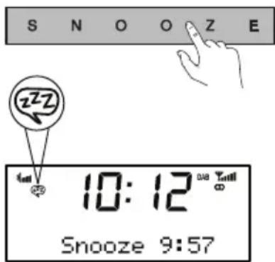 PURE Chronos iDock series 2 - Snooze-Funktion für einen Alarm - 1